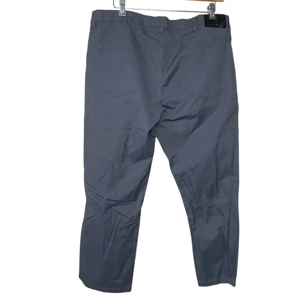 English Laundry Gray 40x30 Men's Dress Chino Pants Forged Iron Gray